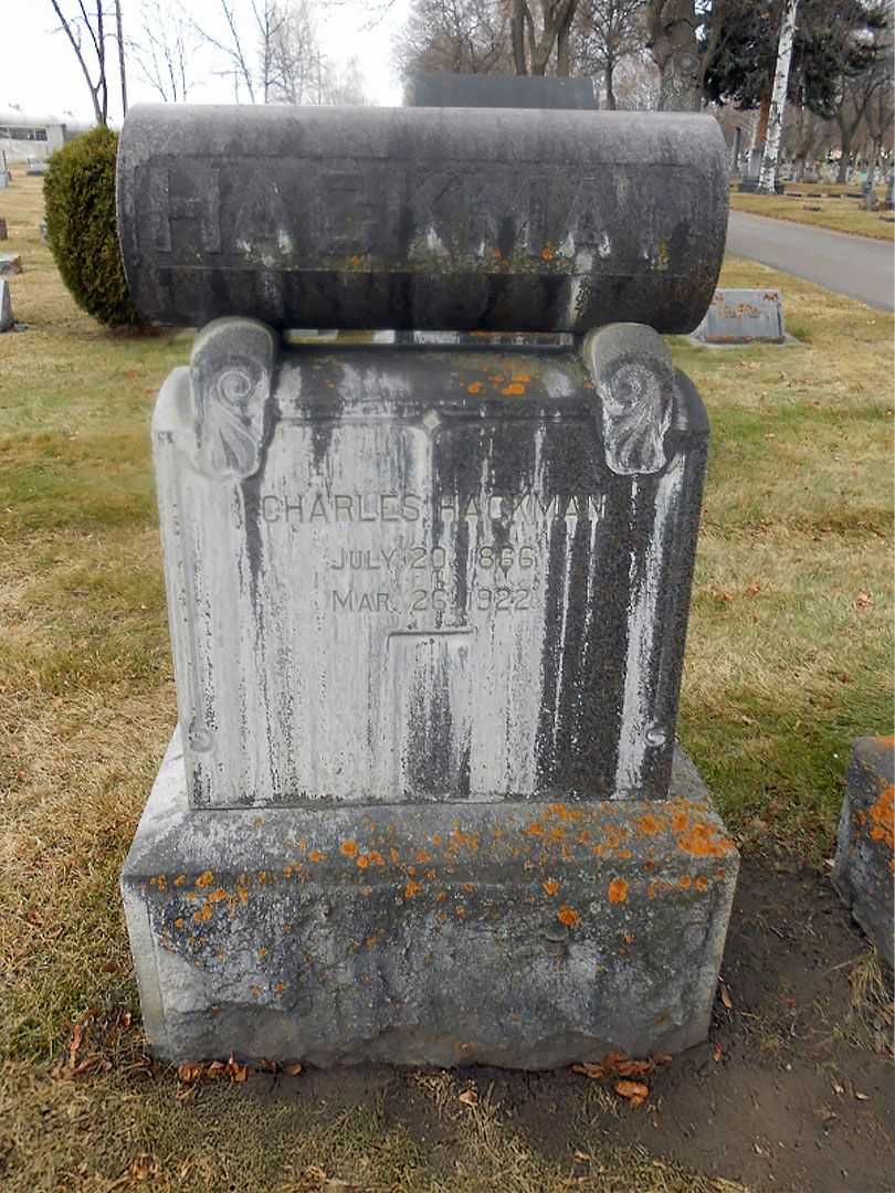 Charles Hackman's grave
