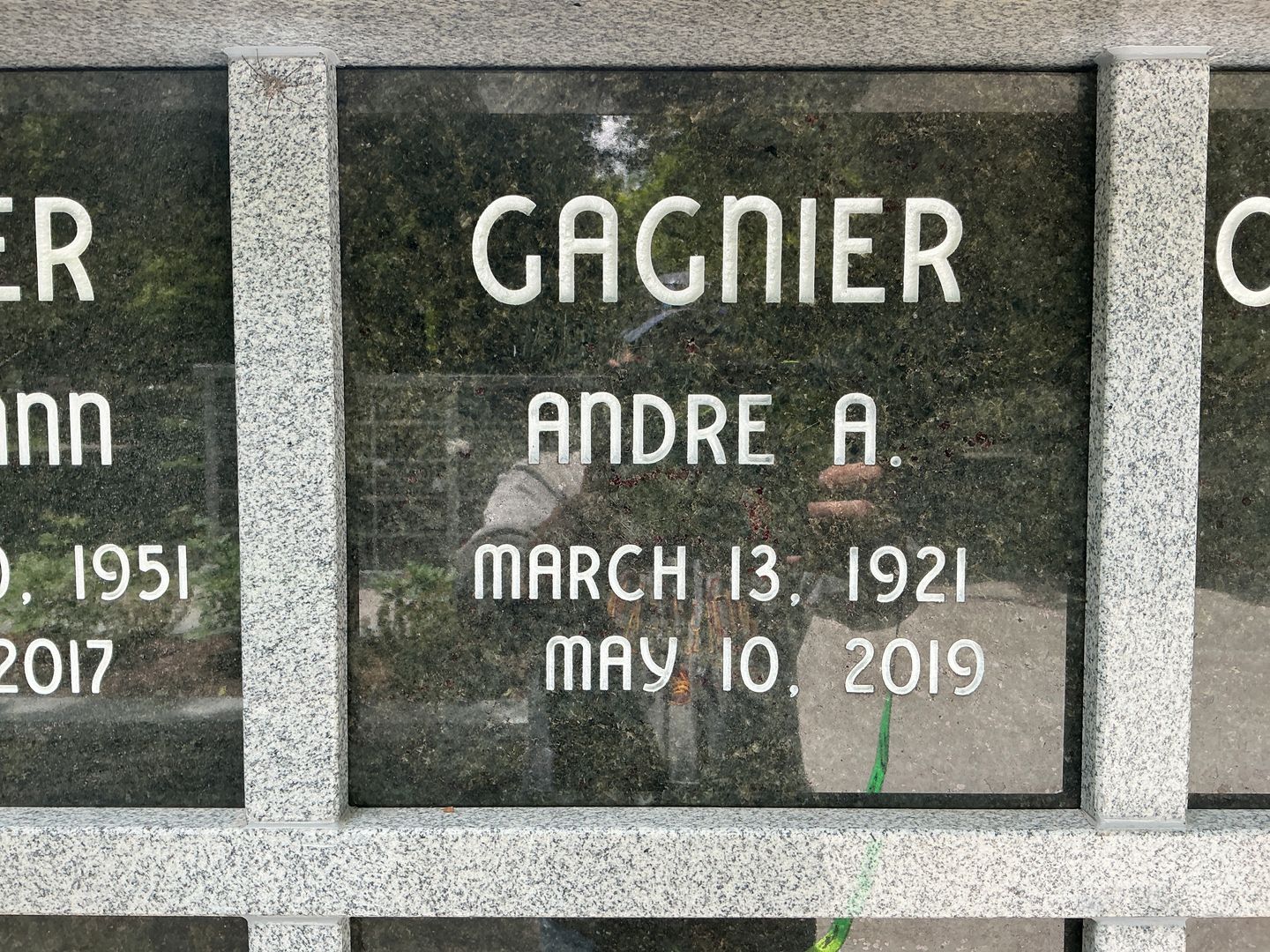Andre A. Gagnier's grave
